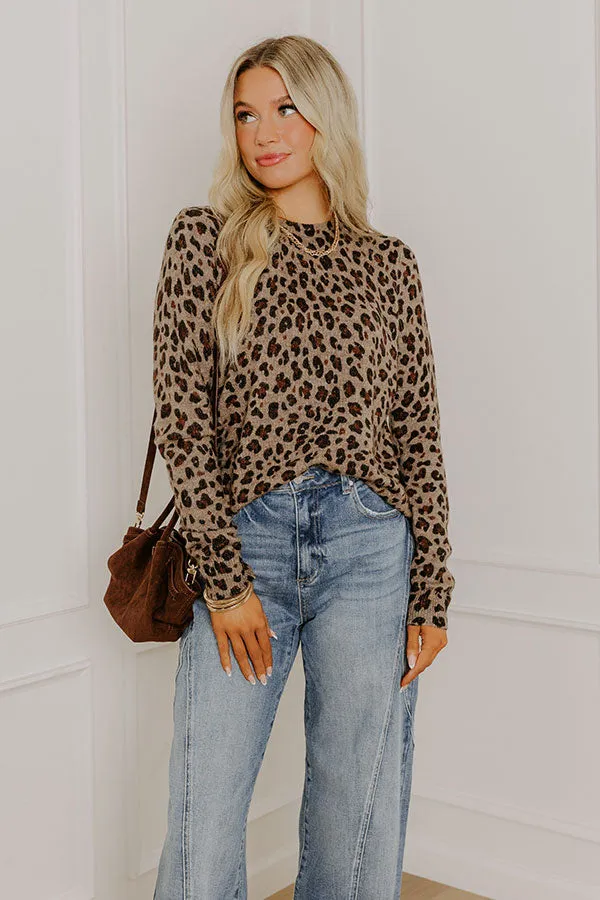 City Nights Knit Leopard Top sold by Impressions product image thumbnail 3