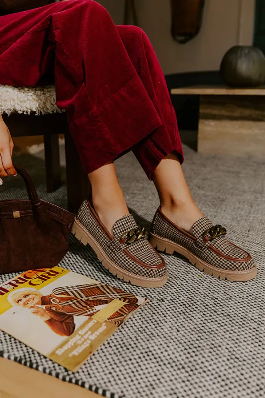 Not Literally Houndstooth Loafers sold by Impressions