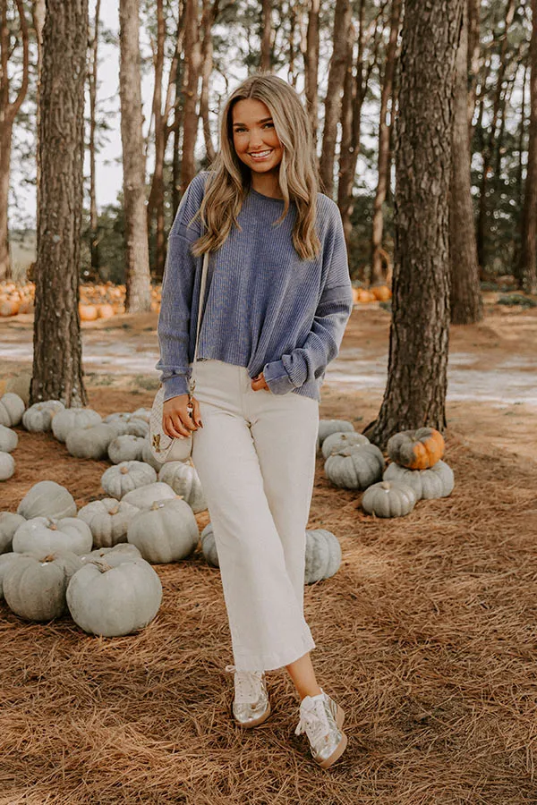 Morning Hike Waffle Knit Top in Riverside sold by Impressions product image thumbnail 3