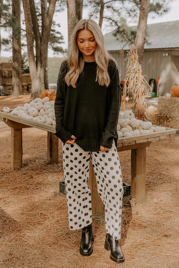 Cozy Embrace Oversized Knit Sweater in Black sold by Impressions