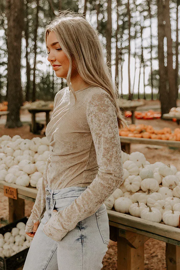 Sipping Pinot Crushed Velvet Bodysuit sold by Impressions product image thumbnail 4