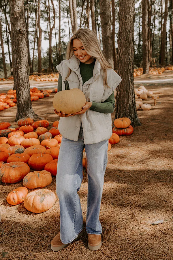 Brisk Stroll Puffer Vest in Stone sold by Impressions product image thumbnail 5