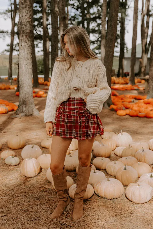 The Cher High Waist Plaid Skort sold by Impressions