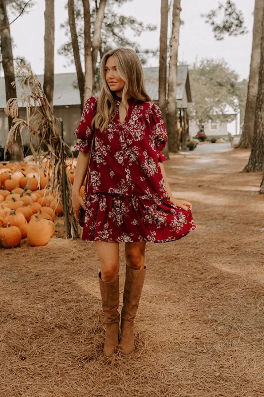 Dashing Darling Floral Mini Dress sold by Impressions