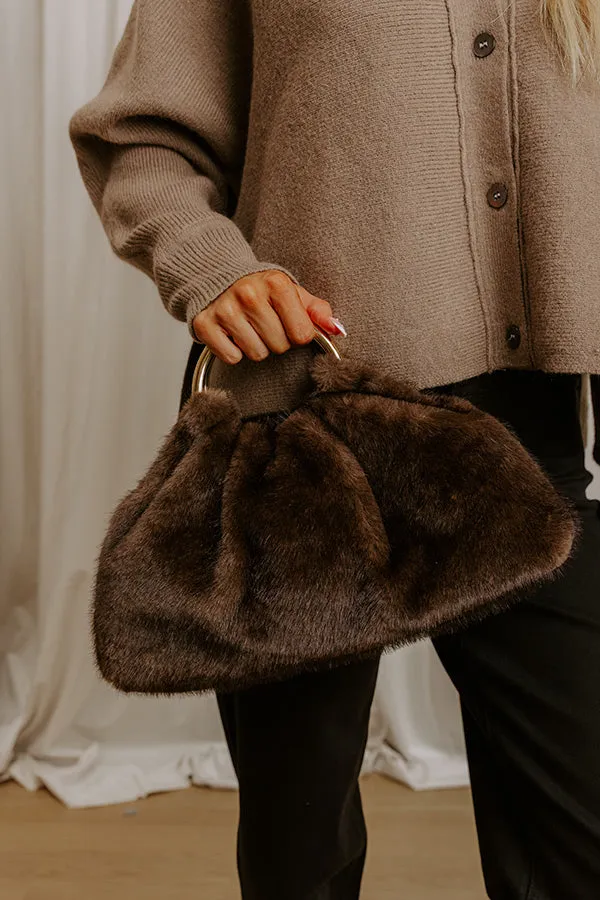 Keala Plush Purse in Dark Chocolate sold by Impressions product image thumbnail 3