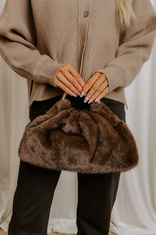 Keala Plush Purse in Dark Chocolate sold by Impressions