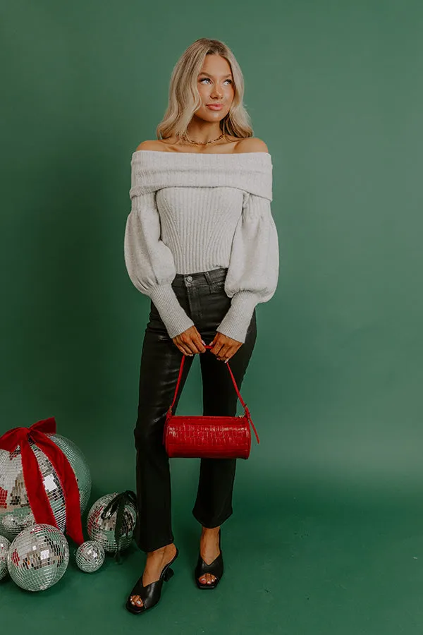 Fifth and Fall Off Shoulder Knit Sweater Top sold by Impressions product image thumbnail 2