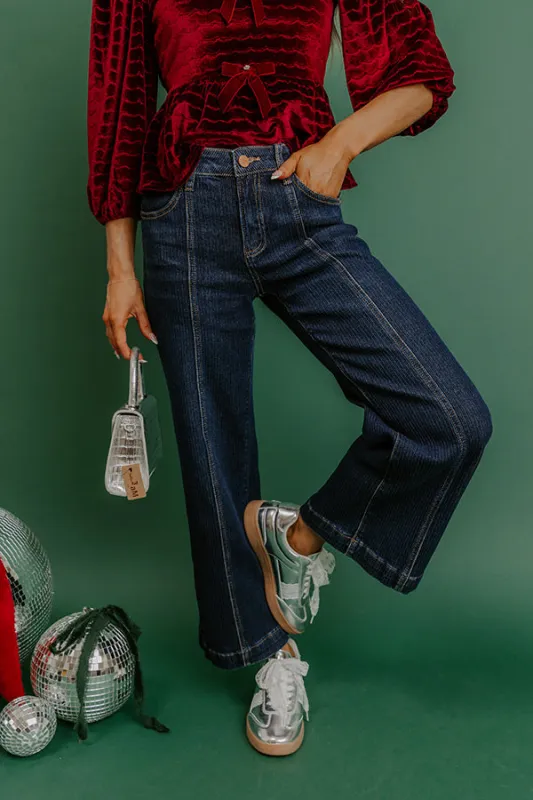 RISEN Adalynn Midrise Wide Leg Crop Jean sold by Impressions