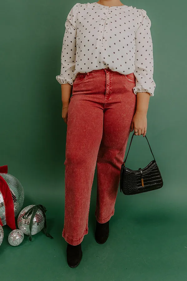 The Saige High Waist Vintage Wash Straight Leg Jean Curves sold by Impressions product image thumbnail 2