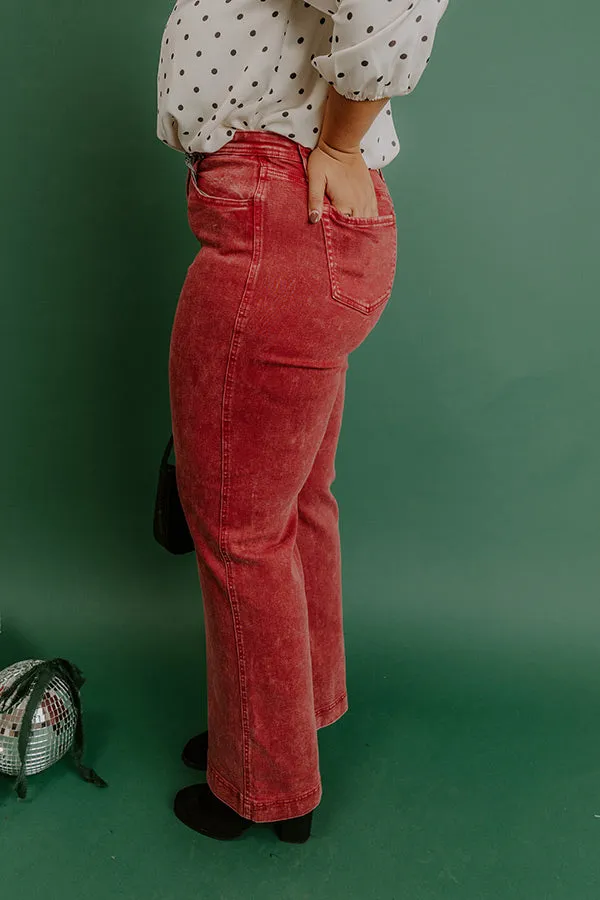 The Saige High Waist Vintage Wash Straight Leg Jean Curves sold by Impressions product image thumbnail 3