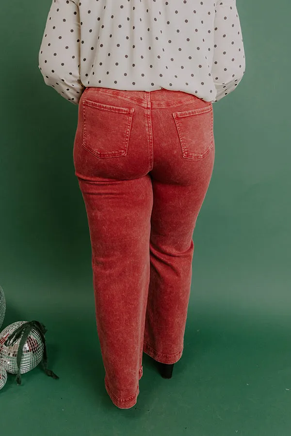 The Saige High Waist Vintage Wash Straight Leg Jean Curves sold by Impressions product image thumbnail 4