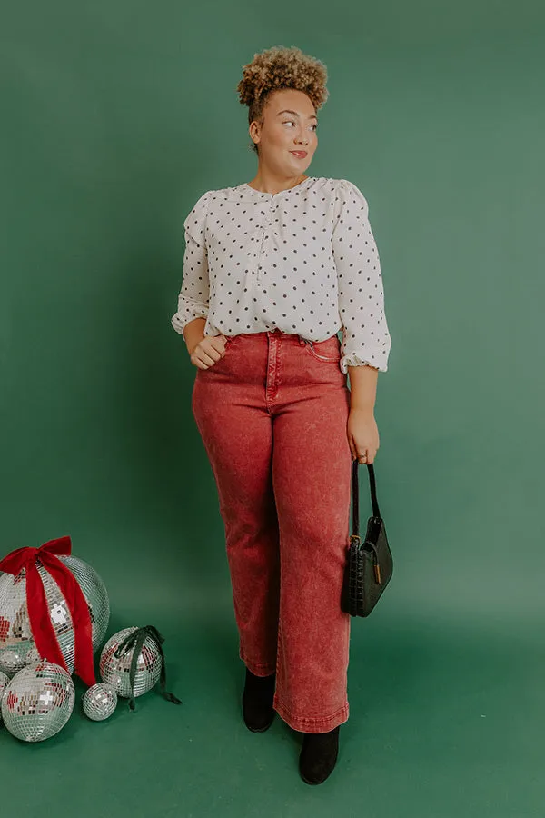 The Saige High Waist Vintage Wash Straight Leg Jean Curves sold by Impressions