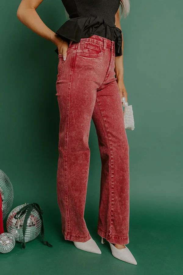 The Saige High Waist Vintage Wash Straight Leg Jean sold by Impressions product image thumbnail 5