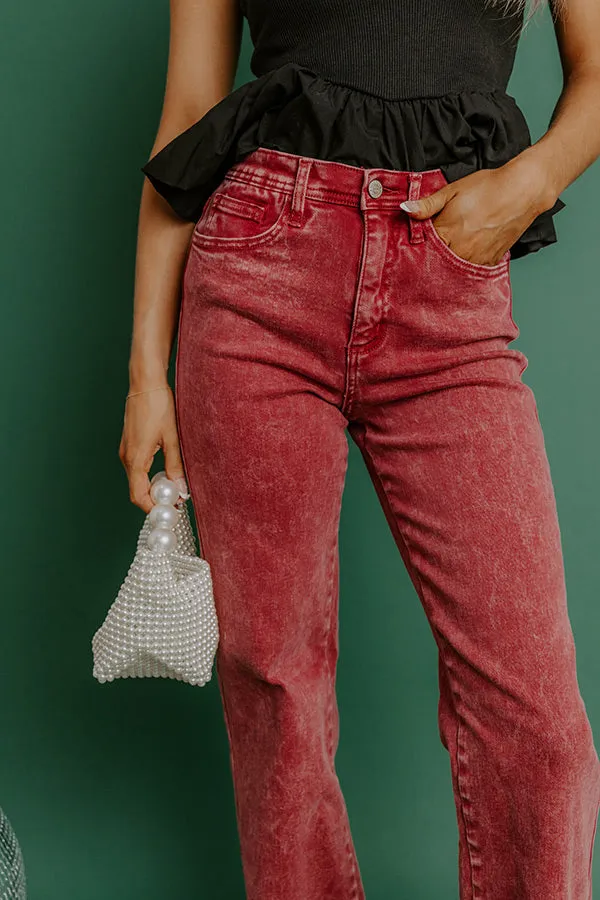 The Saige High Waist Vintage Wash Straight Leg Jean sold by Impressions product image thumbnail 3