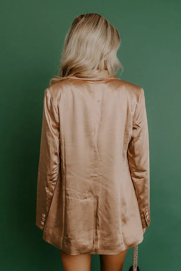 Cocktails First Satin Blazer sold by Impressions product image thumbnail 5
