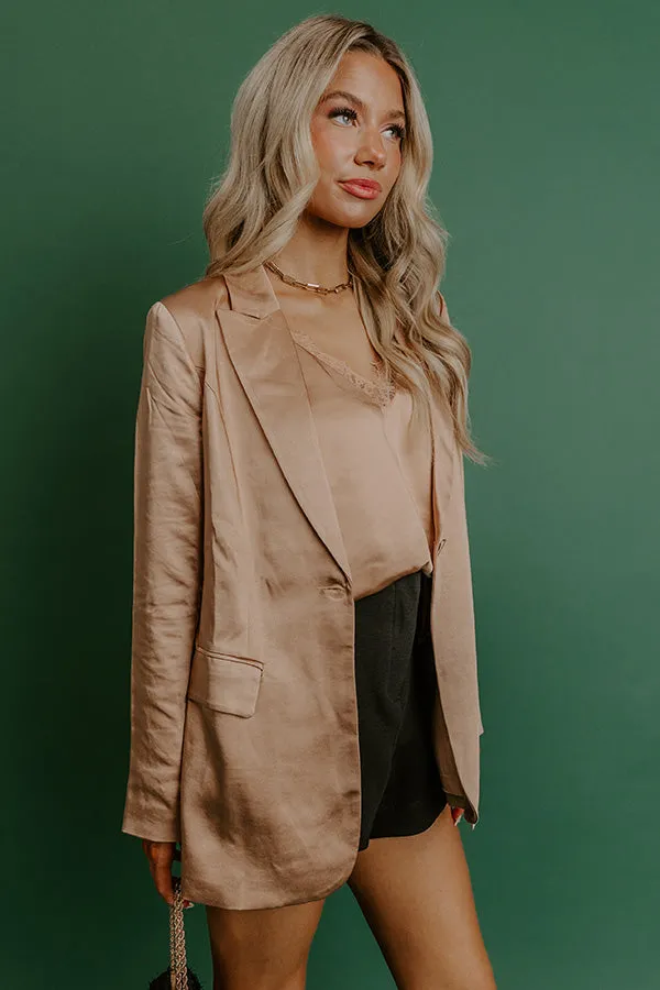 Cocktails First Satin Blazer sold by Impressions product image thumbnail 2