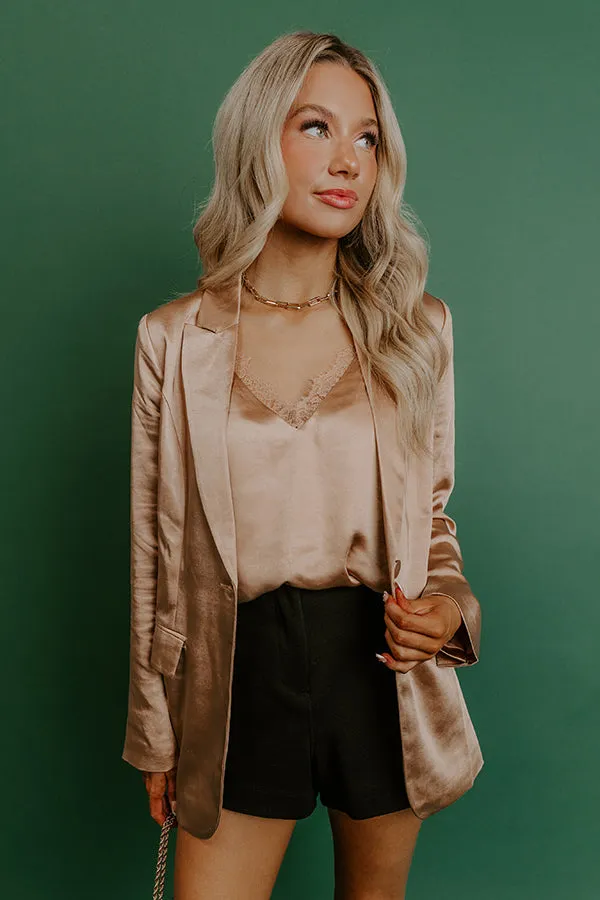 Cocktails First Satin Blazer sold by Impressions product image thumbnail 3