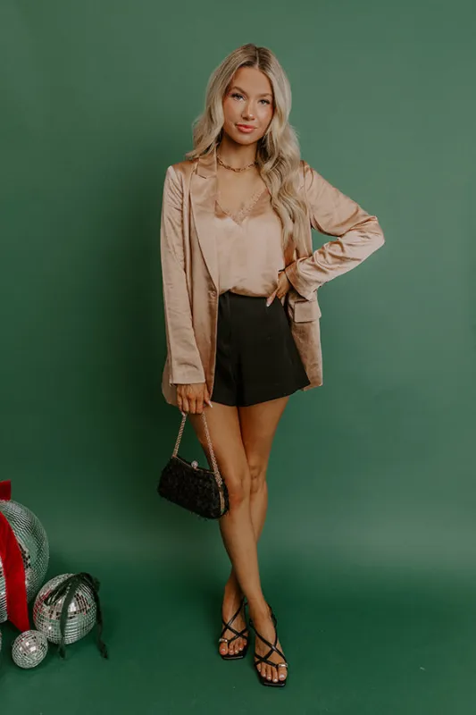 Cocktails First Satin Blazer sold by Impressions