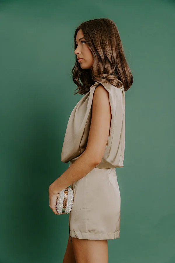 Glam Lifestyle Satin Romper sold by Impressions product image thumbnail 5