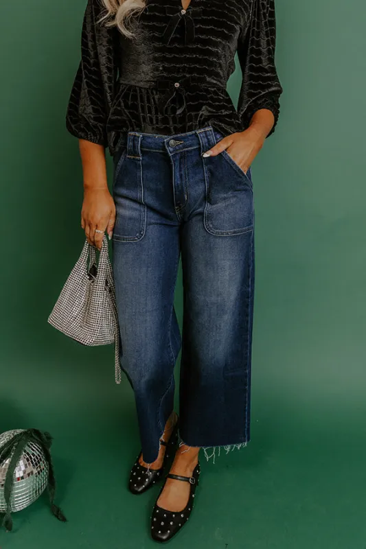 Just USA Lydia Midrise Petite Palazzo Wide Leg Jean sold by Impressions