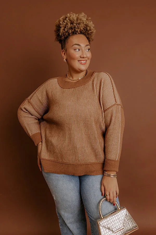 Pumpkin Spice Cutie Knit Sweater Curves sold by Impressions