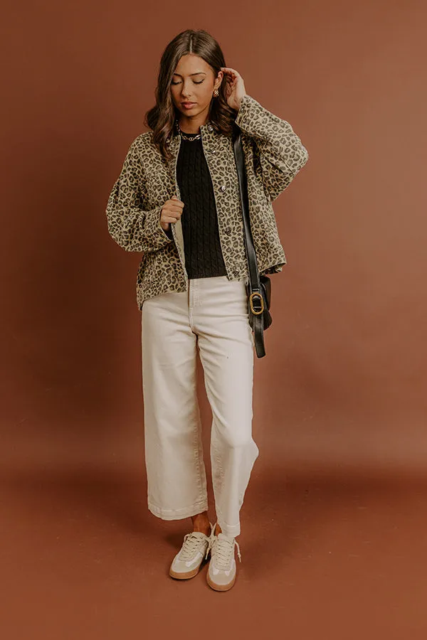 Concrete Jungle Denim Leopard Jacket sold by Impressions product image thumbnail 2