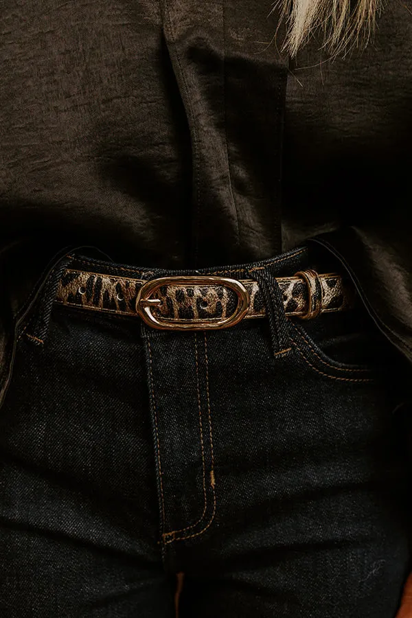 City Luxe Faux Leather Leopard Belt sold by Impressions product image thumbnail 2