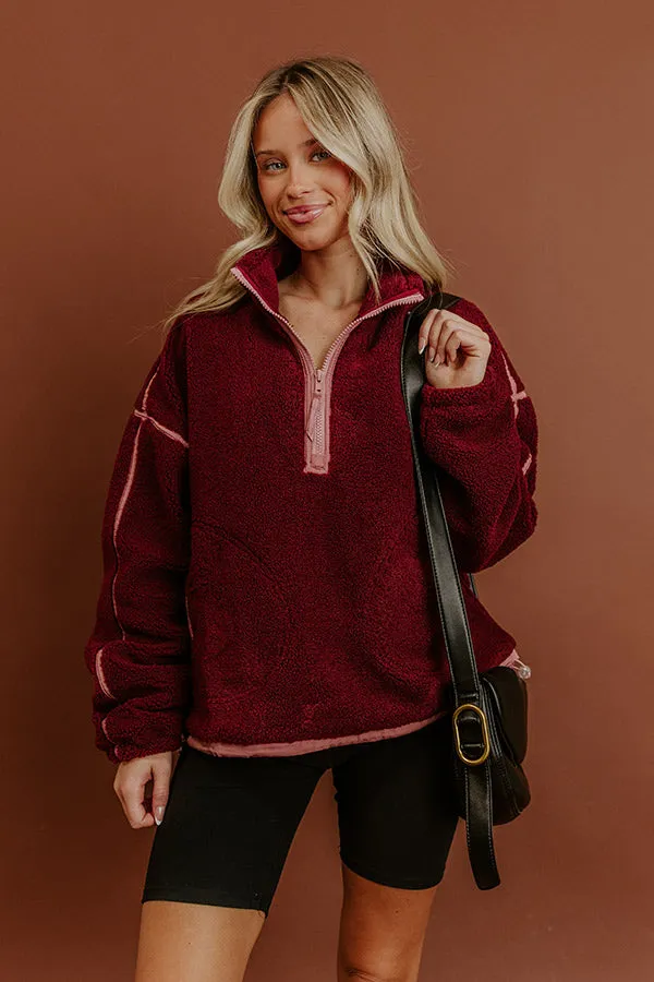 Morning Hike Sherpa Pullover sold by Impressions