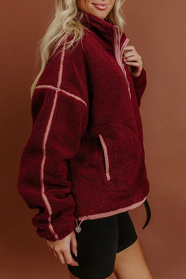 Morning Hike Sherpa Pullover sold by Impressions product image thumbnail 3