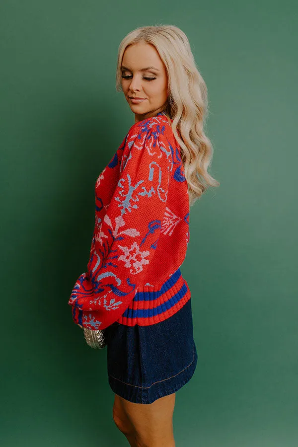 Wishful Weekend Floral Knit Sweater sold by Impressions product image thumbnail 5