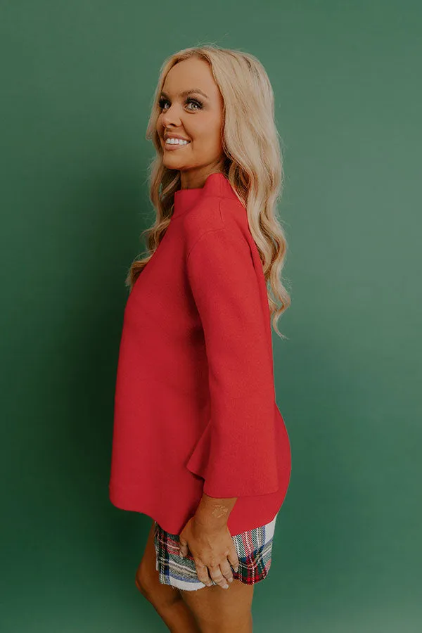 Simply Chic Sweater Top in Red sold by Impressions product image thumbnail 3