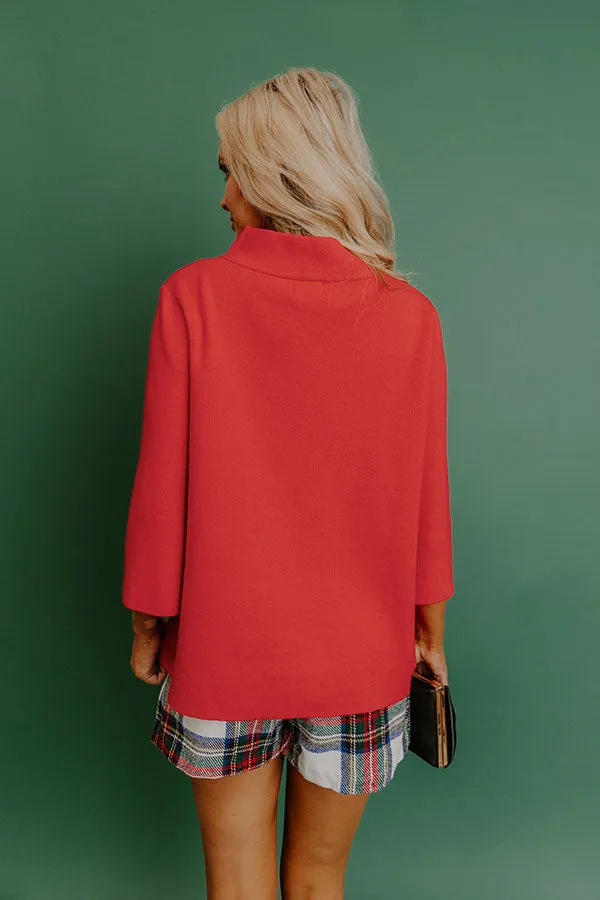 Simply Chic Sweater Top in Red sold by Impressions product image thumbnail 4