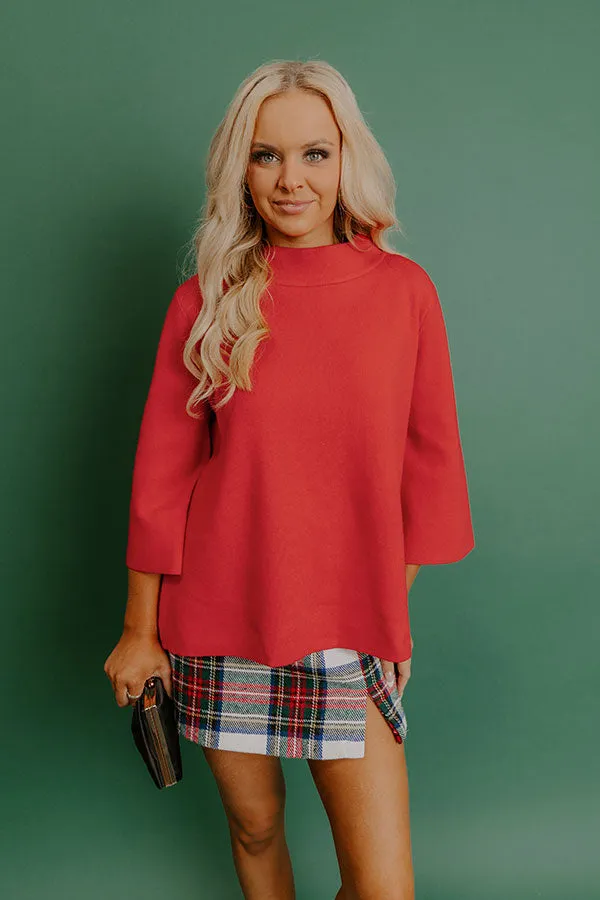 Simply Chic Sweater Top in Red sold by Impressions product image thumbnail 2