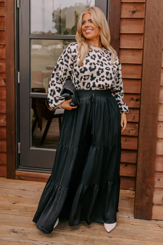 Caught Crushing High Waist Pants In Black Curves sold by Impressions