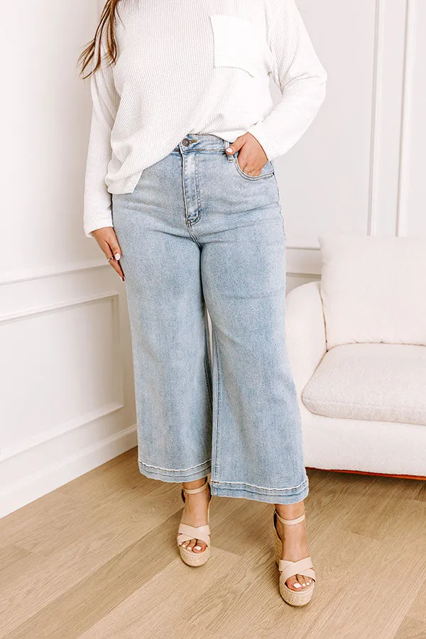 Risen Raelynn High Waist Wide Leg Jean in Light Wash Curves sold by Impressions product image thumbnail 2