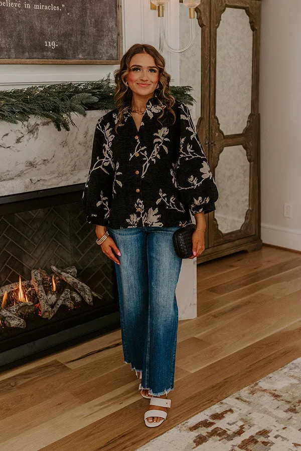 Poetic Muse Floral Jacquard Top sold by Impressions product image thumbnail 2