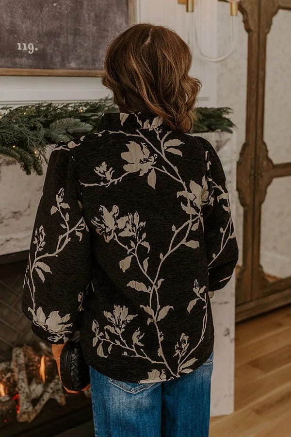 Poetic Muse Floral Jacquard Top sold by Impressions product image thumbnail 3