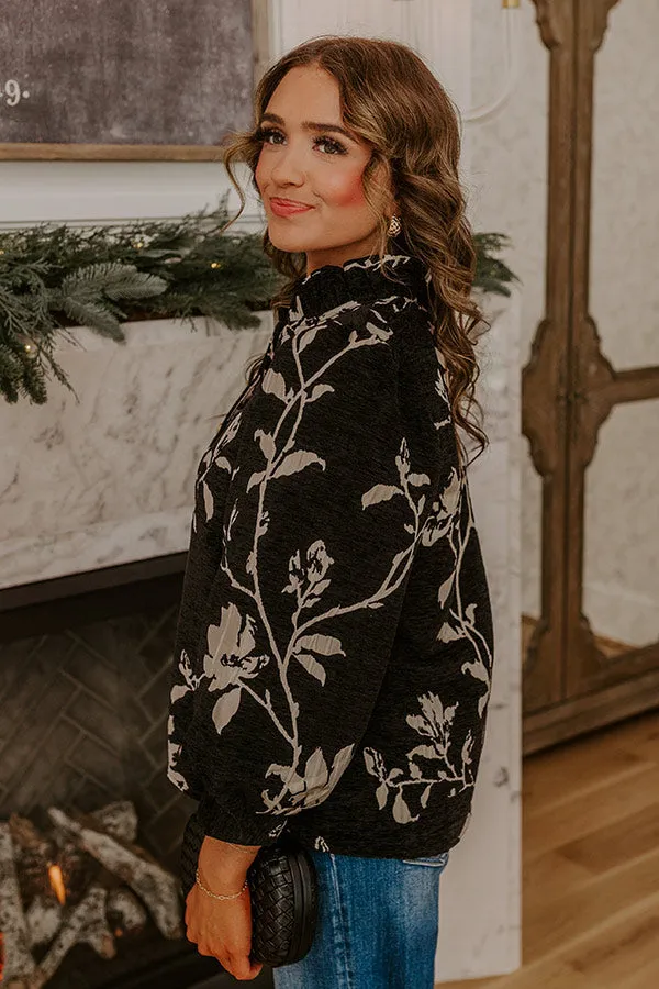 Poetic Muse Floral Jacquard Top sold by Impressions product image thumbnail 4