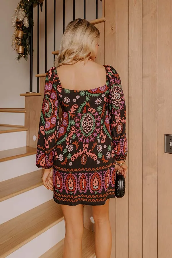 Uptown Happy Hour Floral Mini Dress sold by Impressions product image thumbnail 5