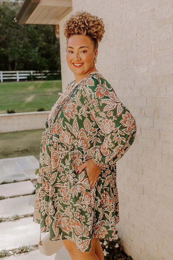 Feeling Dreamy Floral Mini Dress Curves sold by Impressions product image thumbnail 5