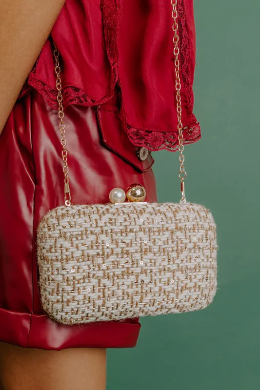 Shiraleah Mabel Tweed Minaudiere sold by Impressions