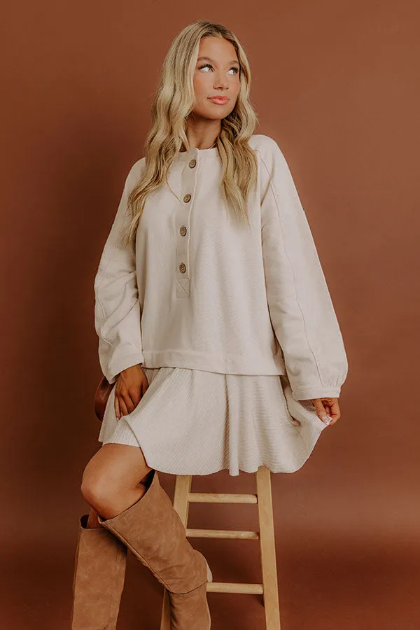 Coffee and Daydreams Mini Dress sold by Impressions