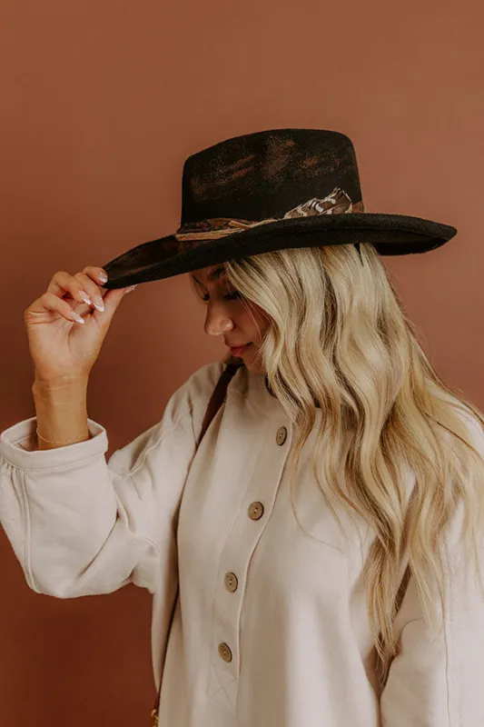 Nashville Nights Distressed Felt Cowboy Hat sold by Impressions