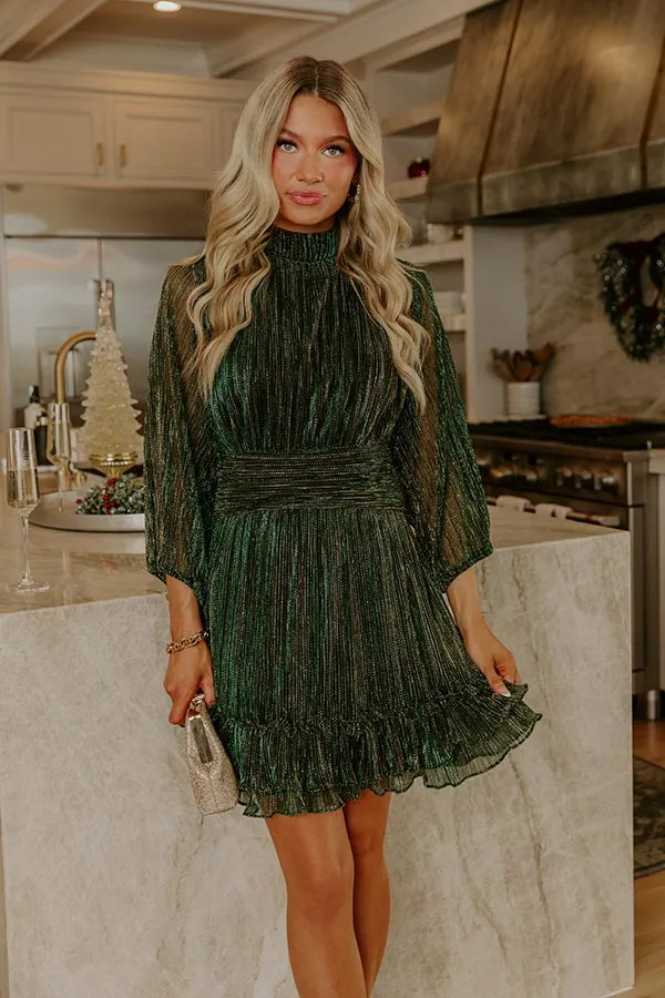 Kiss of Sparkle Metallic Mini Dress sold by Impressions product image thumbnail 3