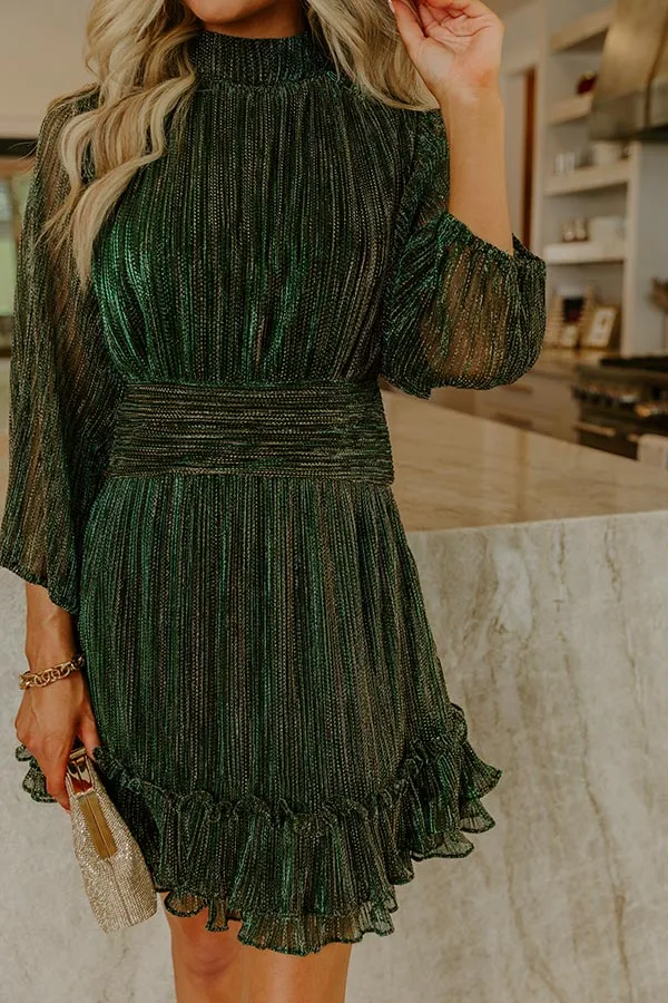 Kiss of Sparkle Metallic Mini Dress sold by Impressions product image thumbnail 4