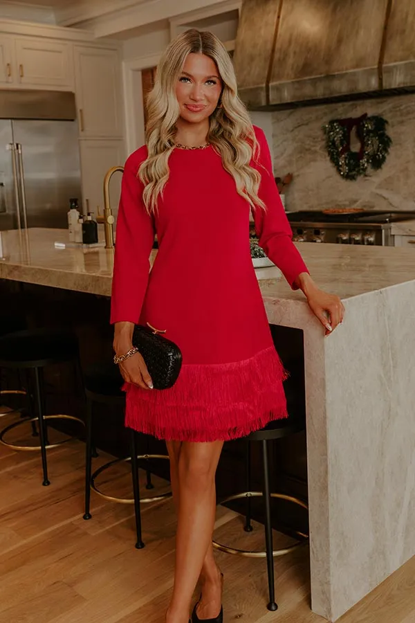 Sway To The Music Fringe Mini Dress sold by Impressions