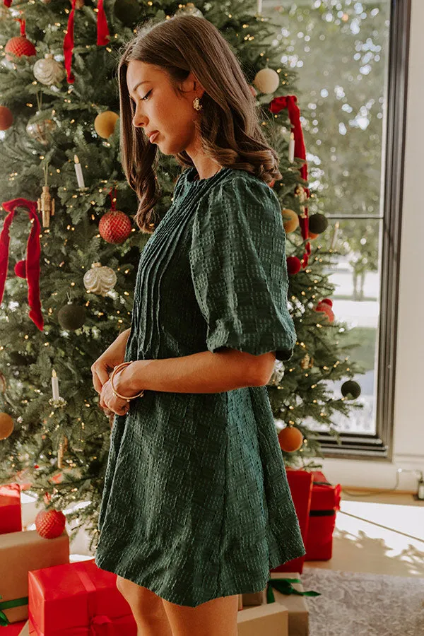 Chic Celebration Embroidered Mini Dress in Forest sold by Impressions product image thumbnail 5