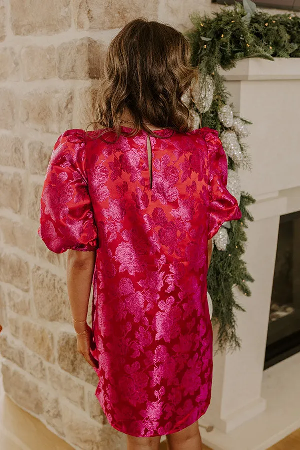 Kiss Of Chic Floral Jacquard Mini Dress sold by Impressions product image thumbnail 4