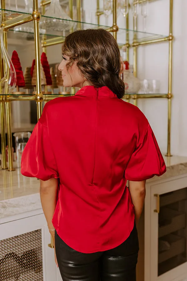 Modern Mingle Satin Front Tie Top sold by Impressions product image thumbnail 3