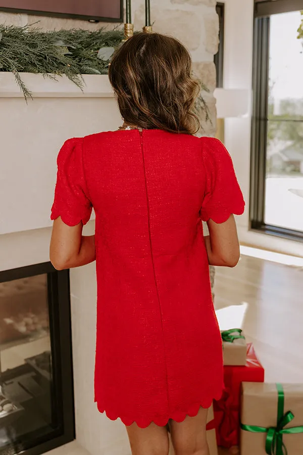 The Darling Edit Tweed Knit Mini Dress sold by Impressions product image thumbnail 5